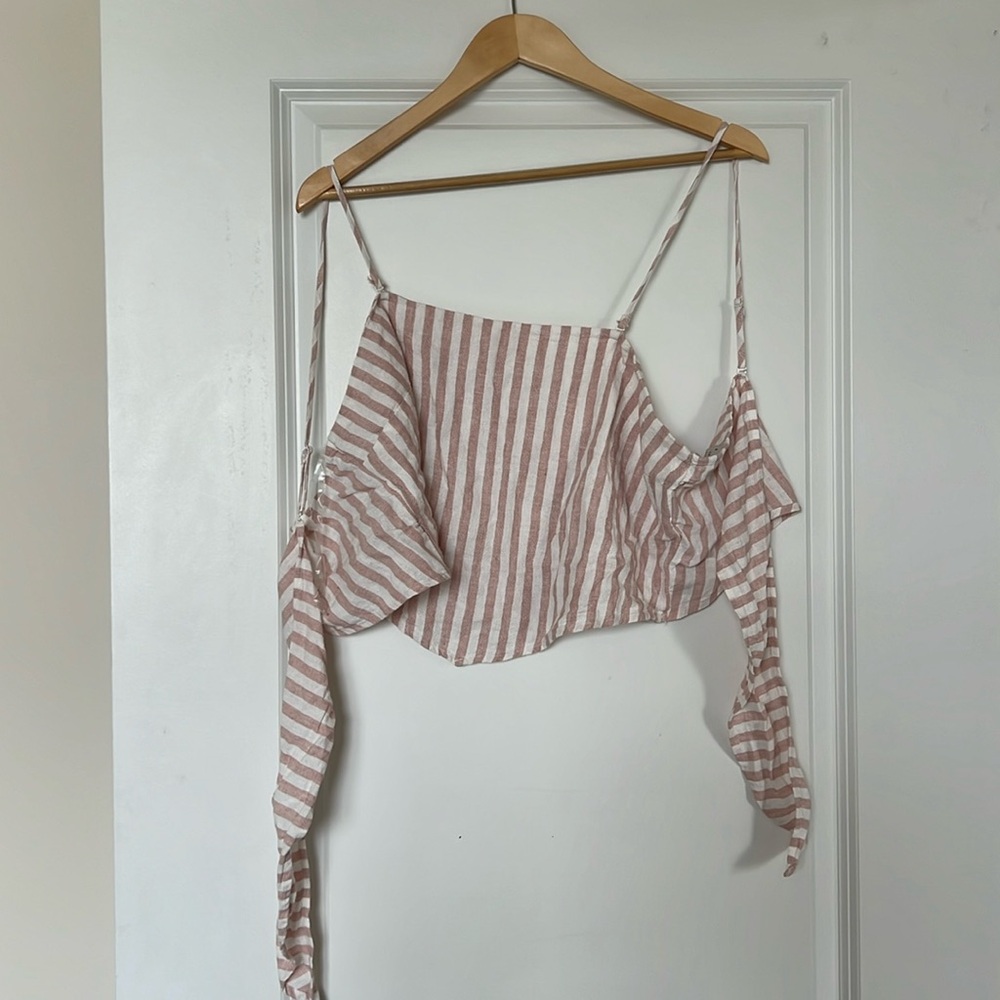 Striped Linen Top